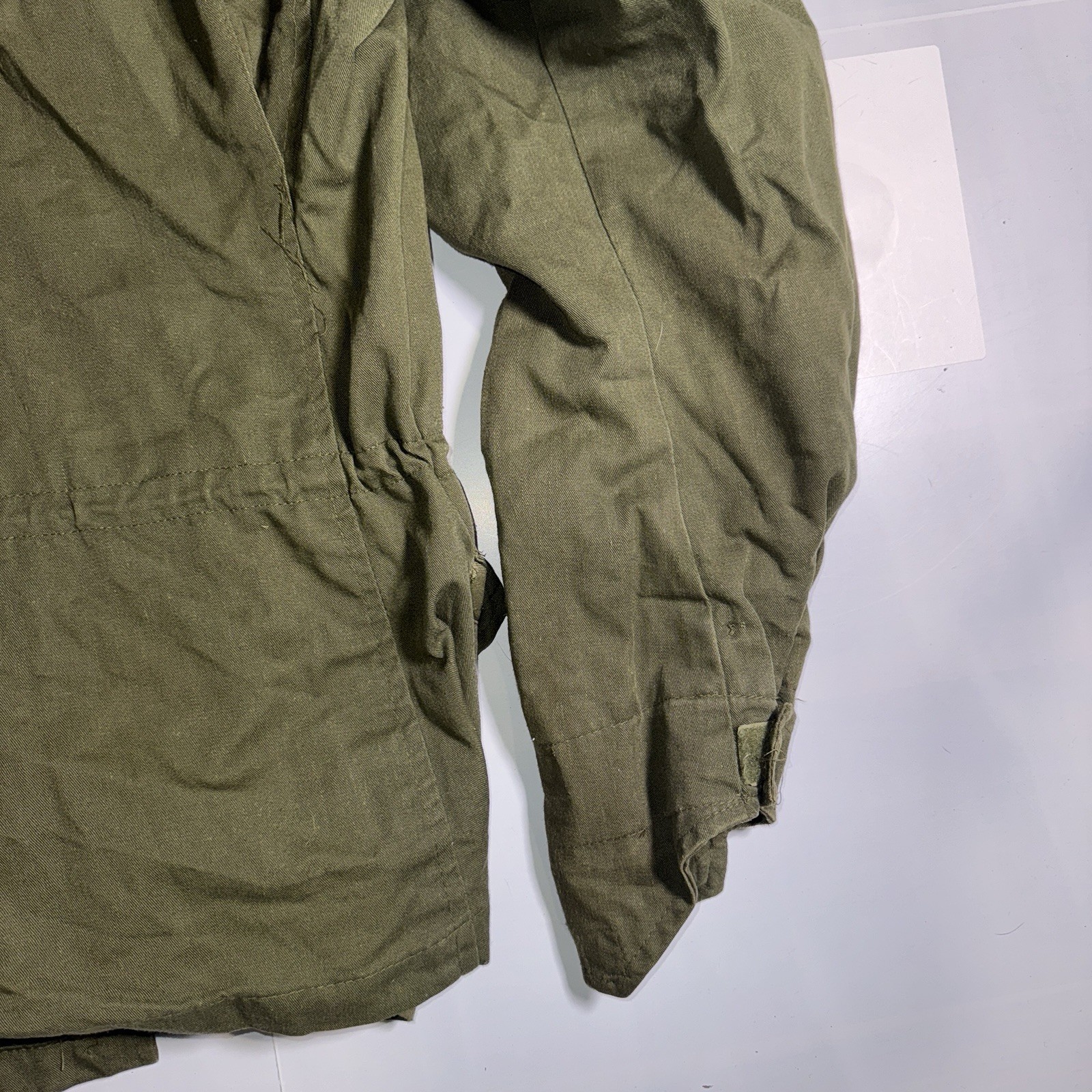 Vintage US Army M-1951 OG 107 Field Jacket Size L Regular With Hood 1960’s 60’s
