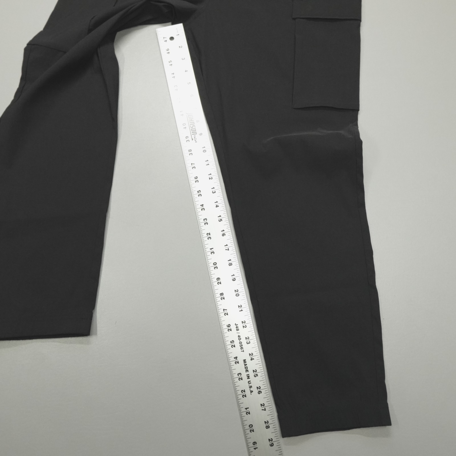 Kenneth Cole Active Mens Cargo Joggers Lightweight Stretch Water Repellent Black