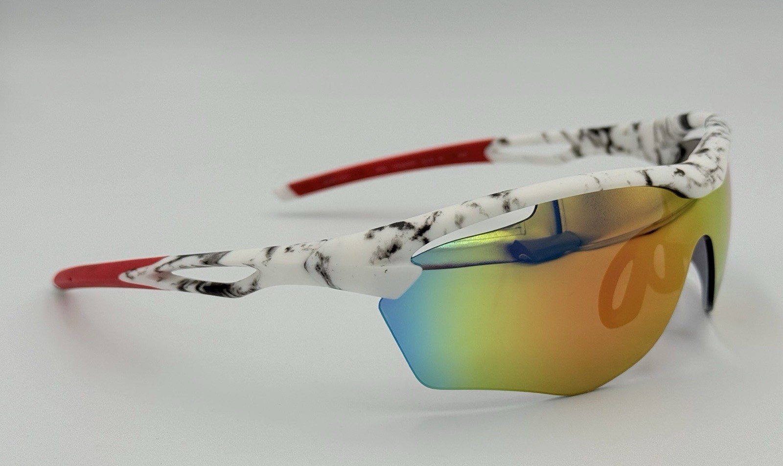 Spyder SP6031 Men’s Sunglasses Granite Plastic Frame With Rainbow Shield -NEW!!