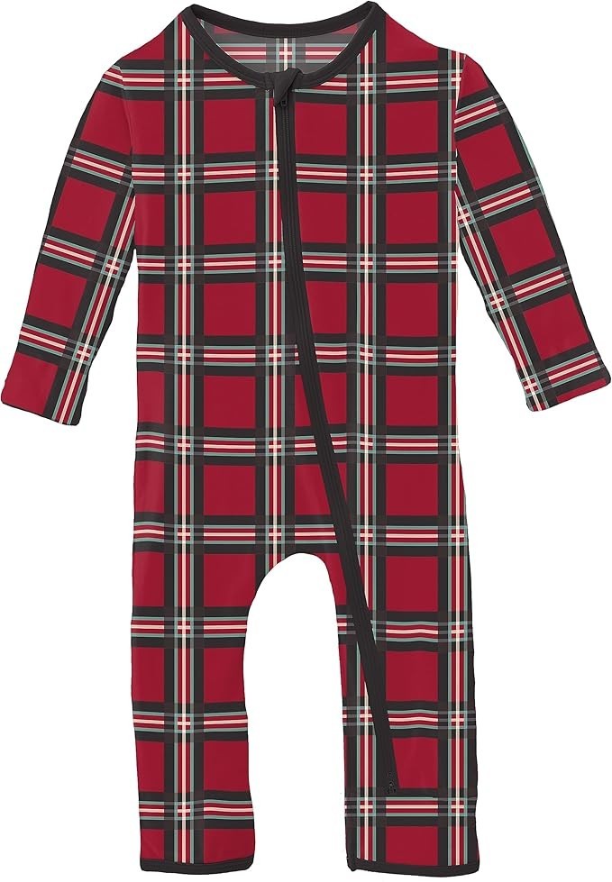 NWT Kickee Pants Pajamas One-Piece Coveralls Christmas Holiday Collection