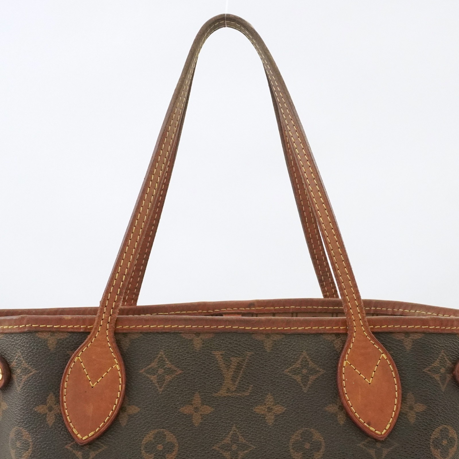 LOUIS VUITTON LV Monogram Neverfull PM M40155 Tote Bag Brown VI2130 Auth #56747A
