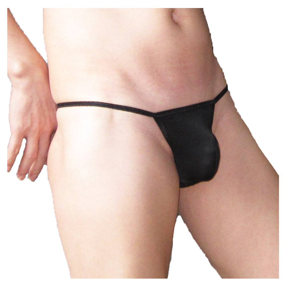 Mens Silky Soft Tanga String Bikini Bulge Contoured Pouch Briefs Panties Colors