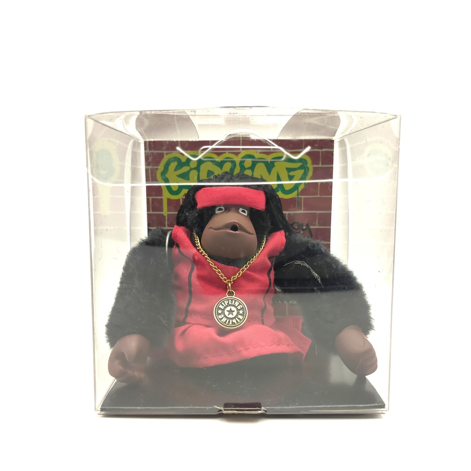 Kipling Monkey Keychain Hip Hop Girl Rare Collectible