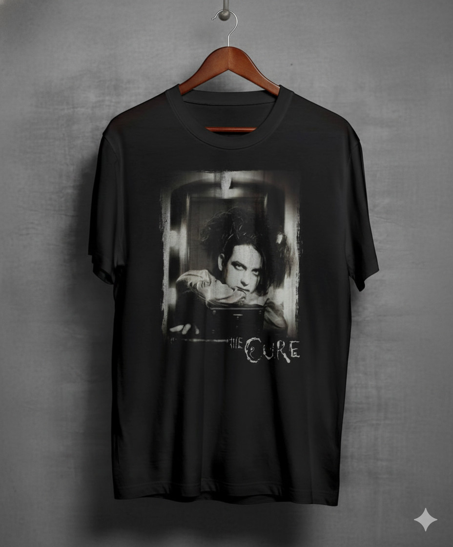 The Cure Band Portrait Black T-Shirt Gothic Rock Vintage Unisex Tee – T136
