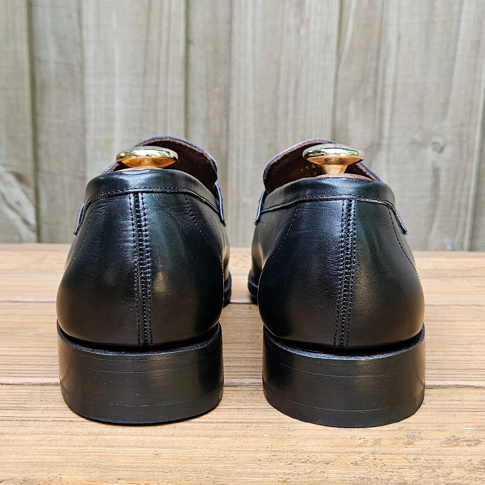 Meermin Horsebit Loafers Black Calf Size 10 D US 114678 $230 WORN 2X!