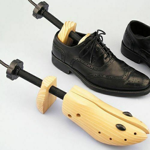 2025 One Pair 2-way Wooden Adjustable Shoe Stretcher for Men Women Size 9-13 New