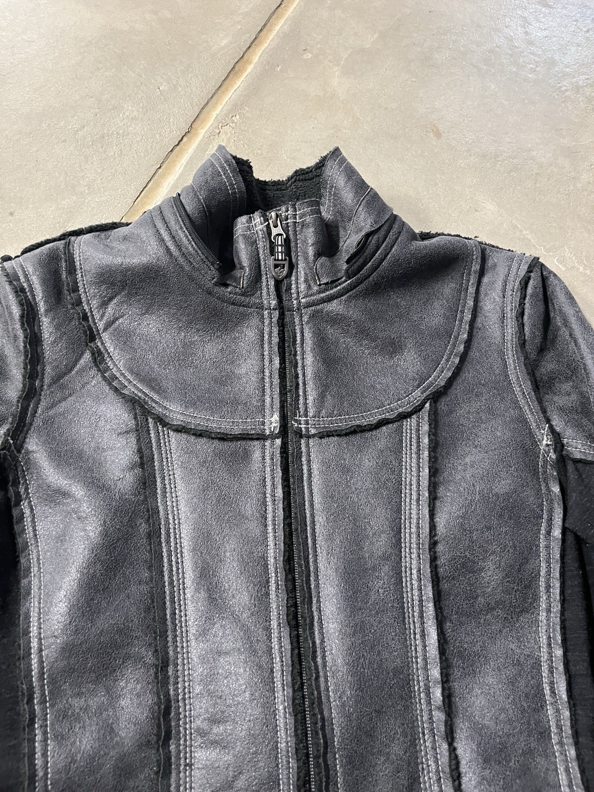 Women’s black kuhl Dani Sherpa trench coat Fleece Lined Size XL
