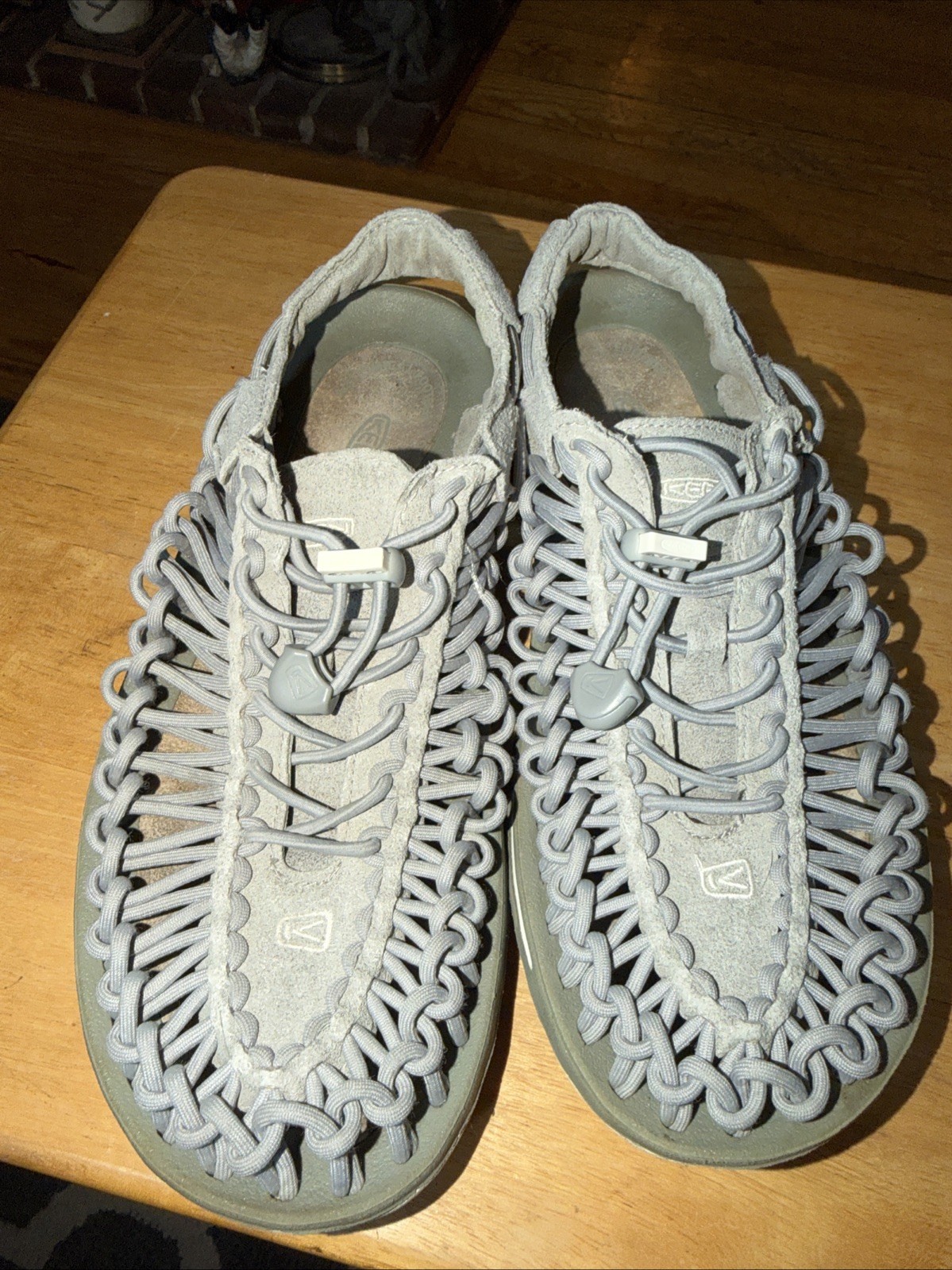 KEEN Uneek Men’s Gray Cord Sandals Size 9 W US 49.5 EU Water Shoes