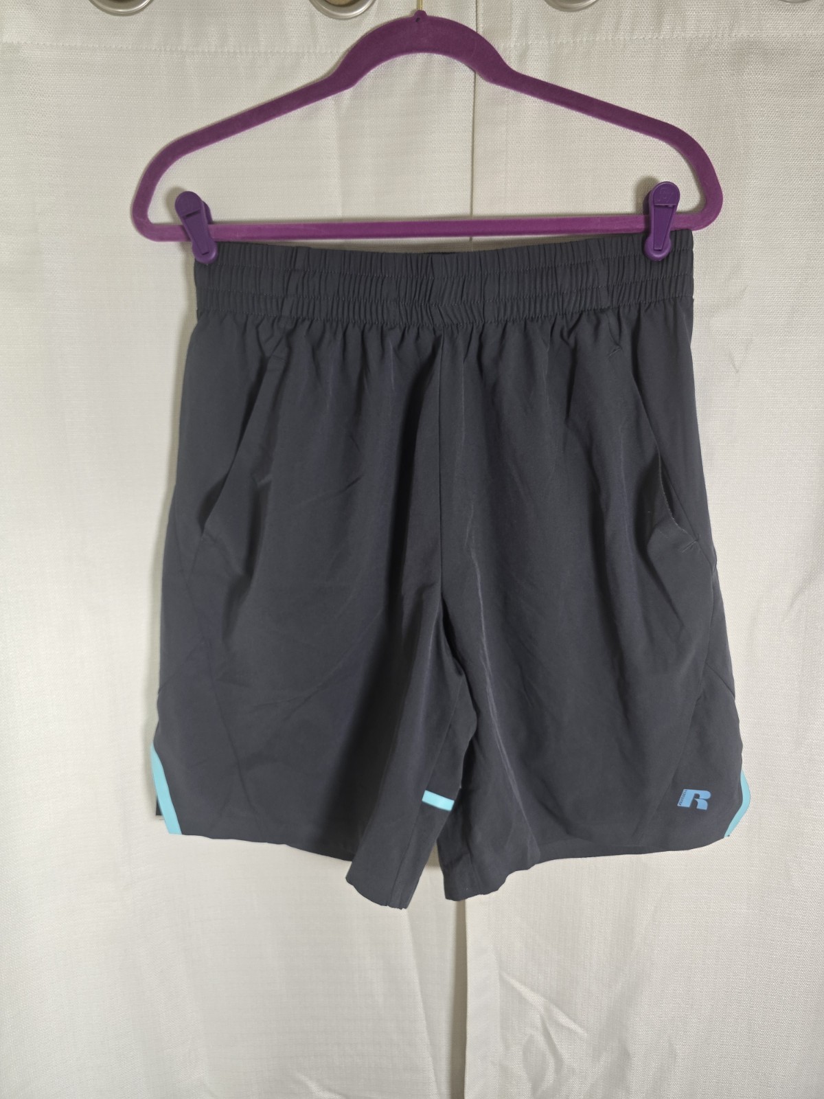 Russell Grey Dri-Power 360 Athletic Shorts Men’s Size Medium
