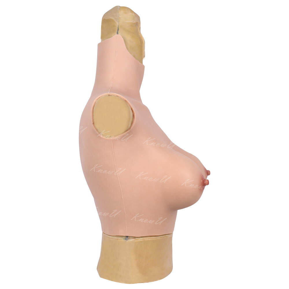 Three Boobs Silicone Breast Plate Transgender Crossdresser Suit C Cup Cosplay