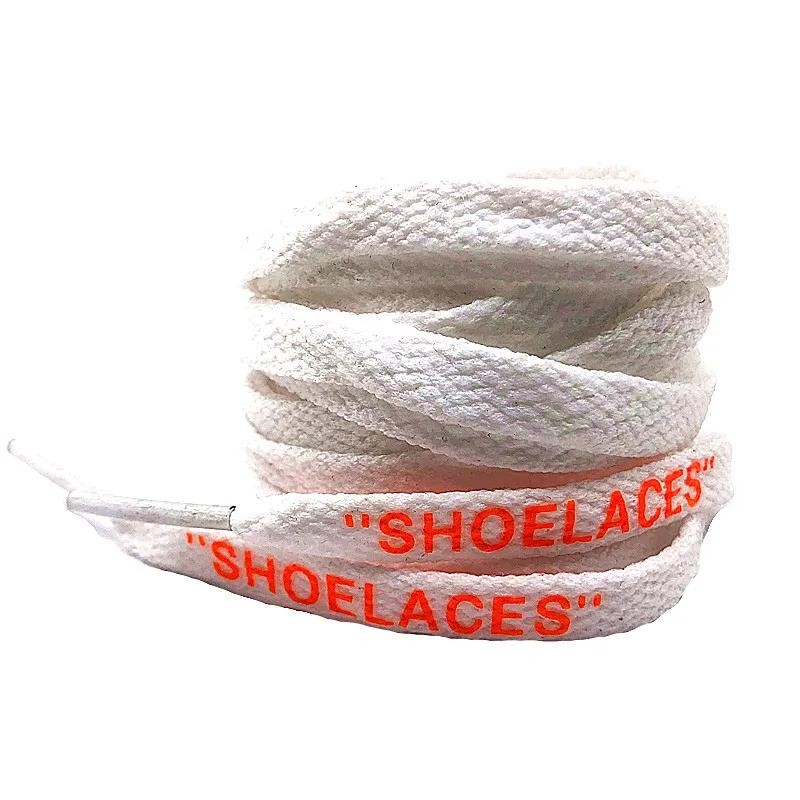 Silicone Printing Shoelaces with Zip Tie Off White The Ten Shoelaces for Sneaker