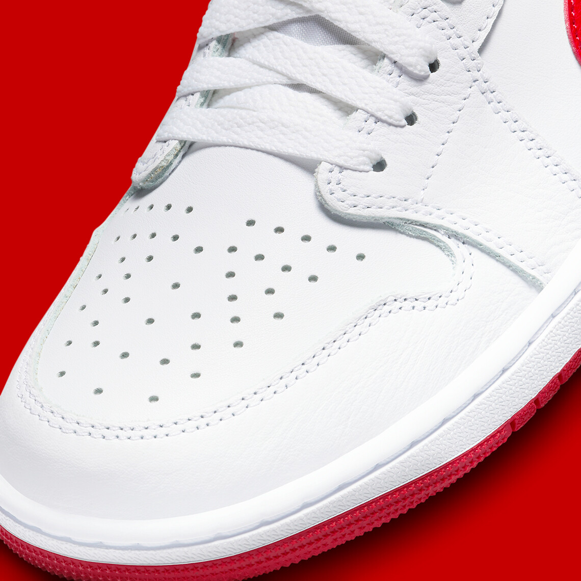Nike Air Jordan 1 Retro Low OG 2023 White University Red CZ0790-161 Men’s