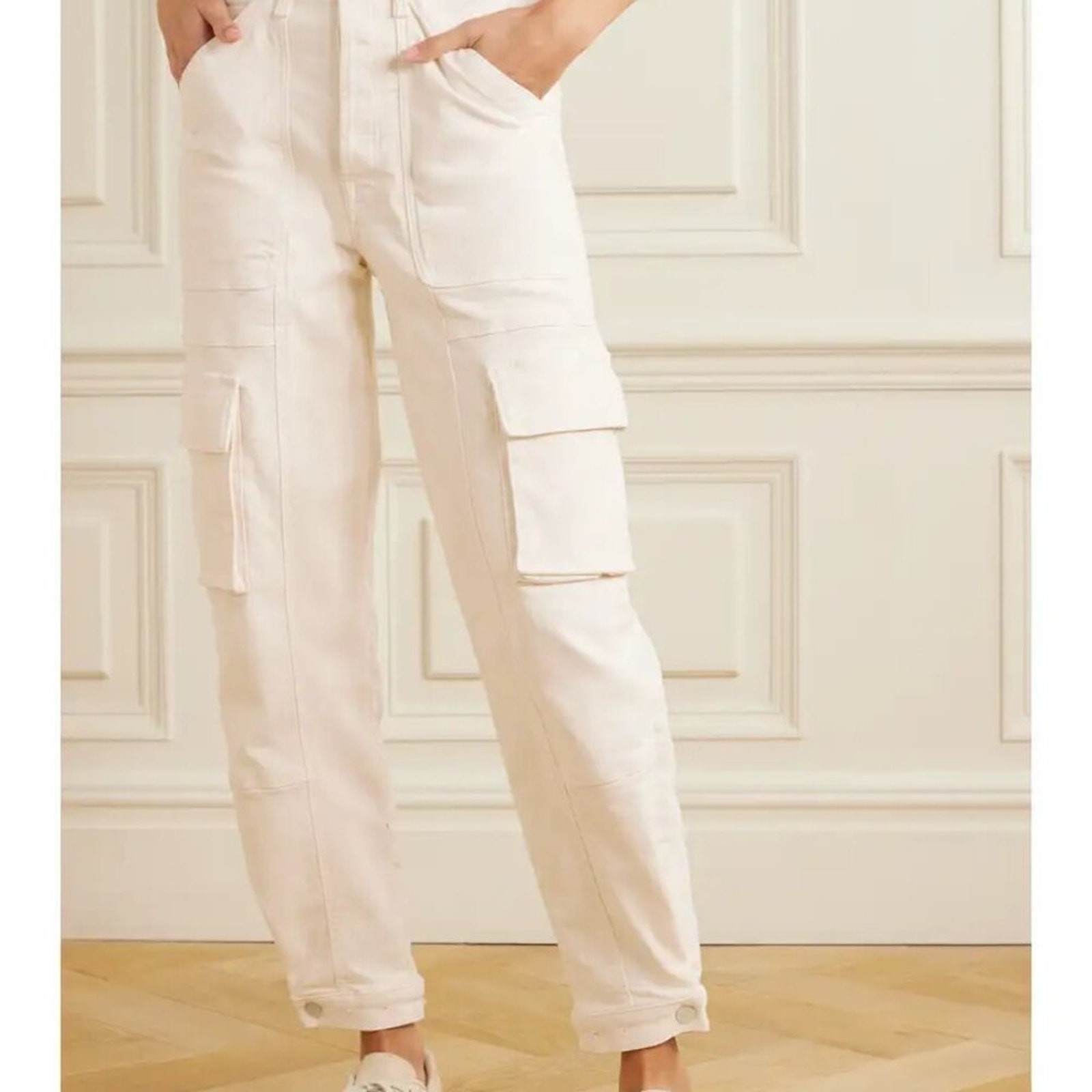 NWT$328 MOTHER Curbside Cargo Flood High-Rise Tapered Jeans 30 (8-10)