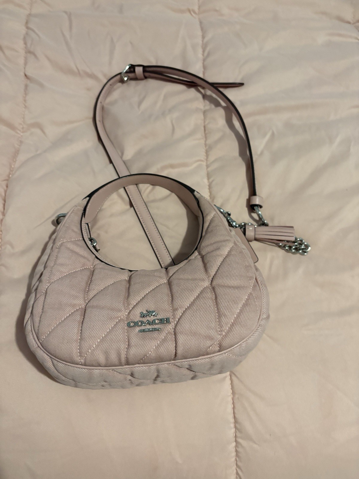 Coach Carmen Crossbody in Carnation/ Ballerina