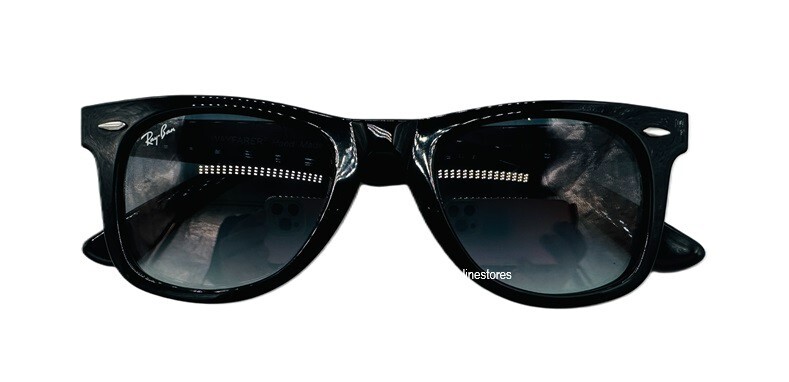 Ray Ban WAYFARER Black RB 2140 901/3F 54mm Gradient Sunglasses New Non Polarized