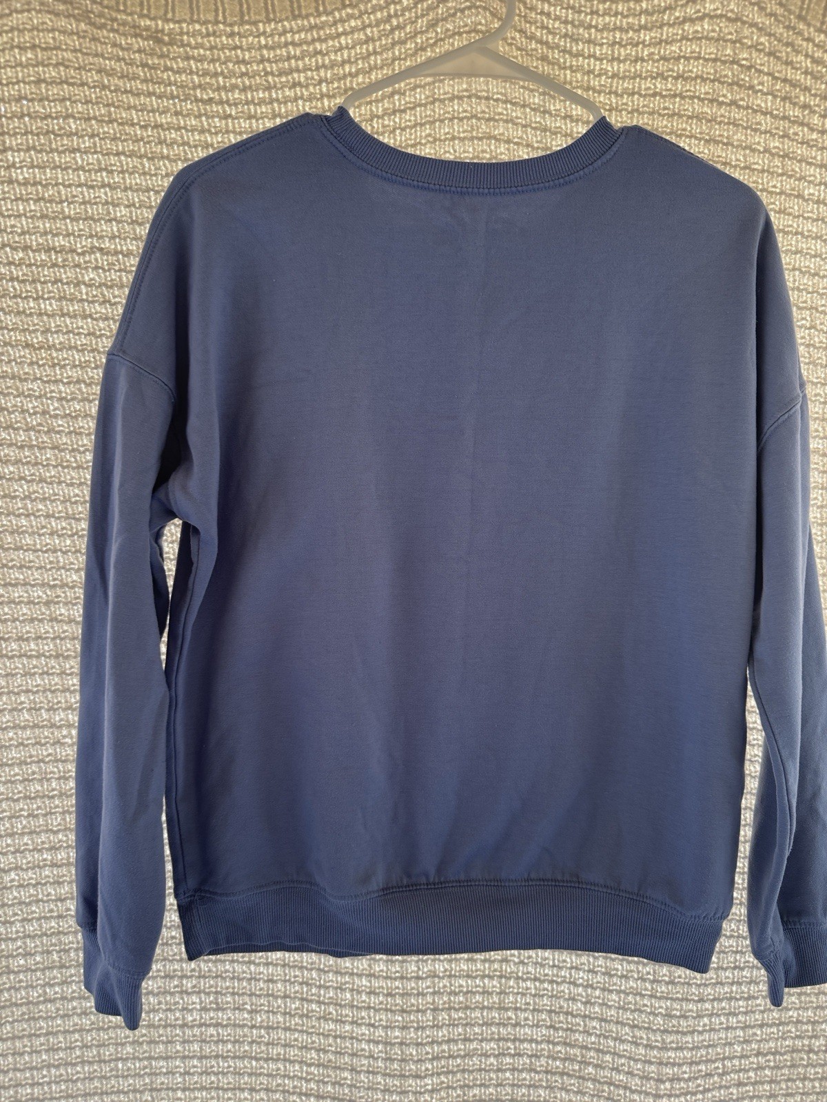 Sailor Moon Women’s S Pullover Knit Sweatshirt Blue Graphic Anime Polyester