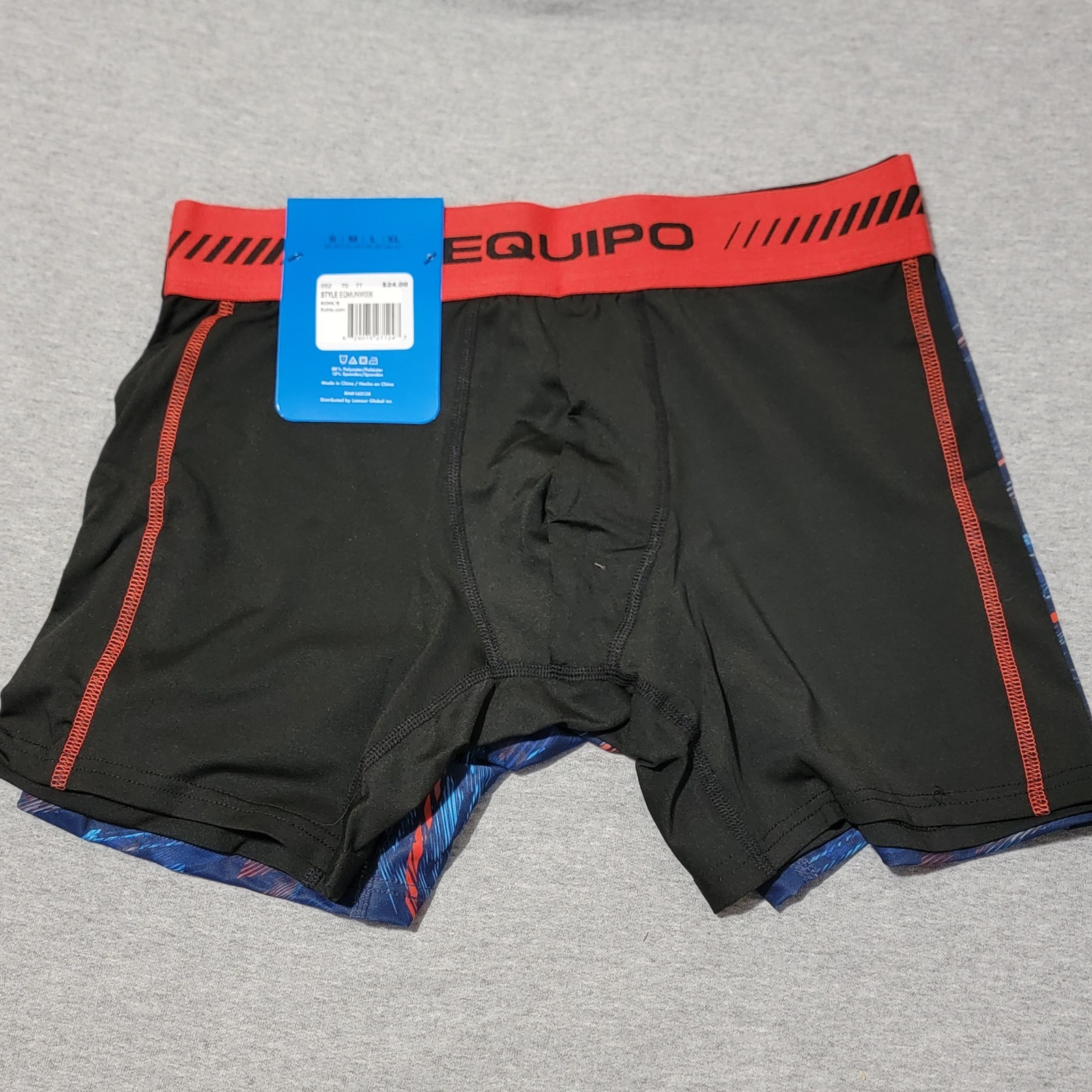 Equipo Boxer Briefs 2 Pack Men’s Medium Performance 4 Way Stretch Underwear