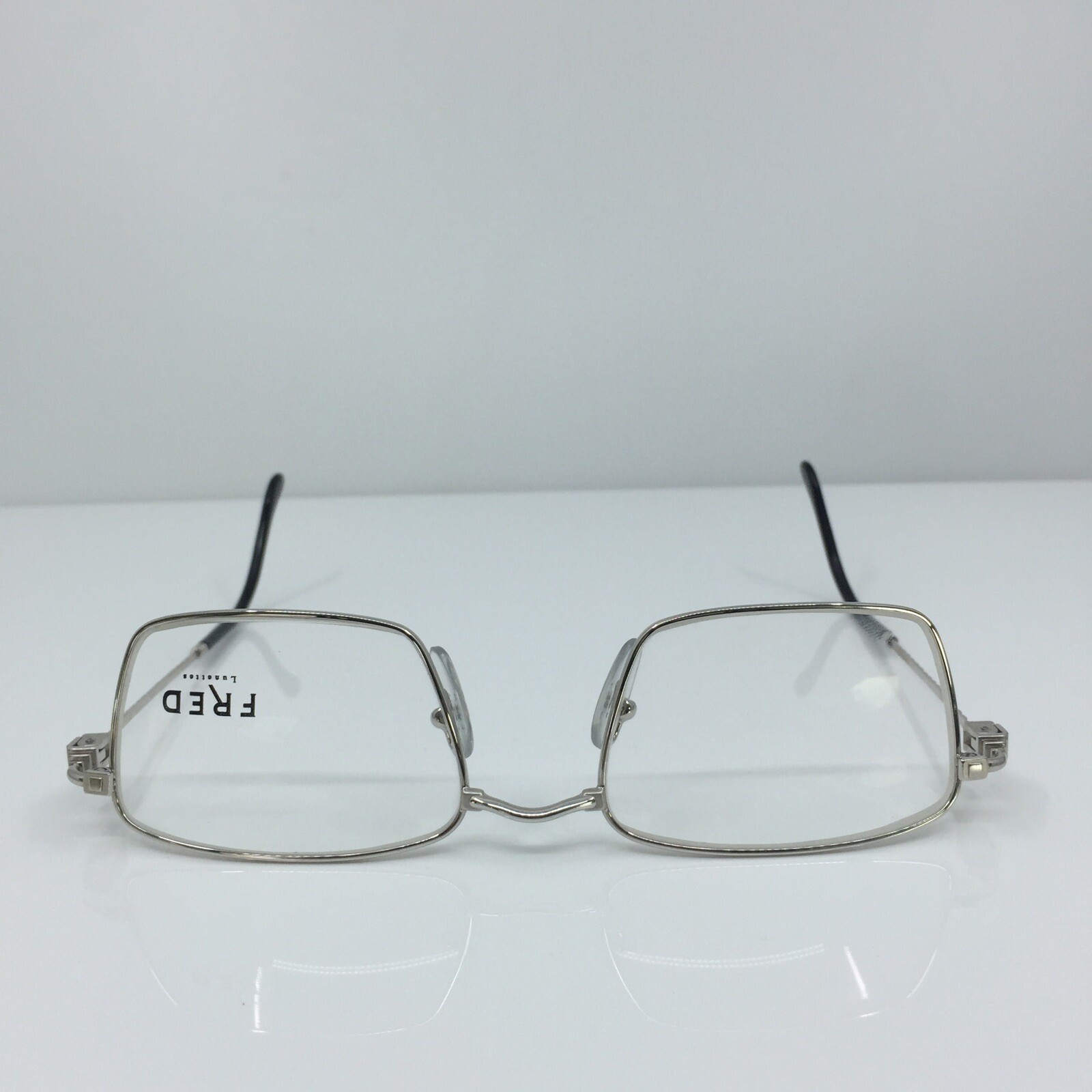 New Authentic Vintage FRED Lunettes Tropique Eyeglasses C. 002 Platine 53-20mm