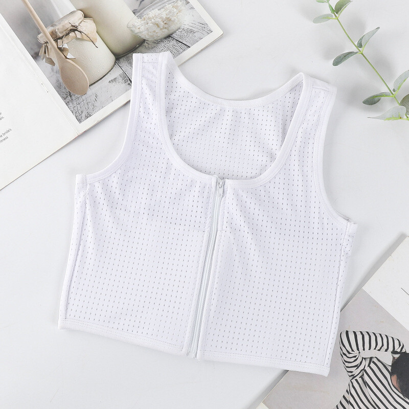 Trans Lesbian Tomboy Strengthen Flat Chest Binder Short Vest Breast Cover
