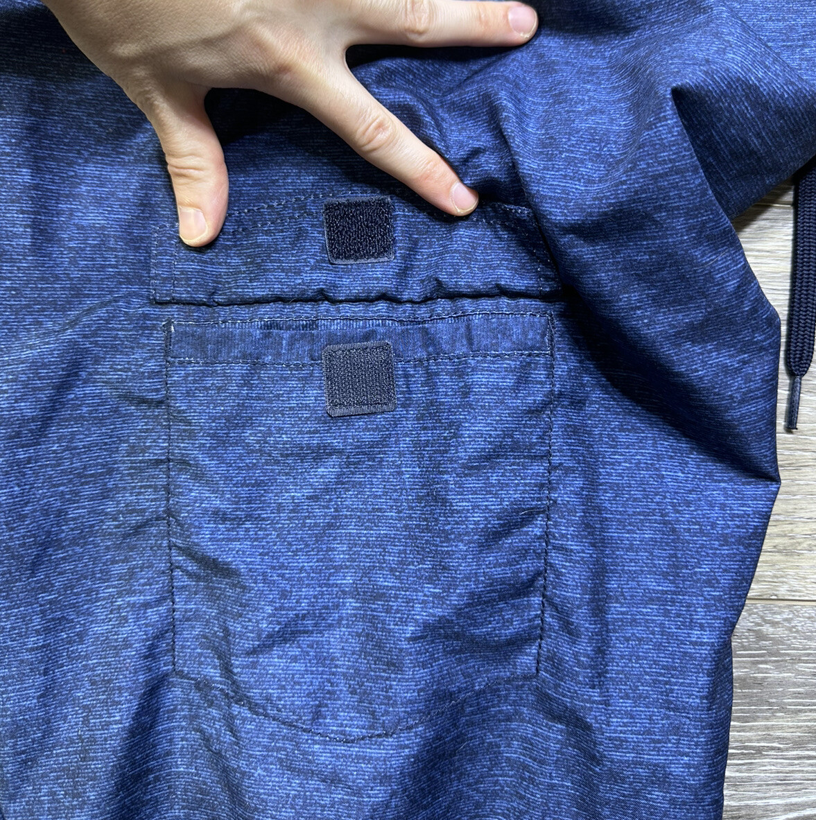 Old Navy Swim Shorts Size Medium 32-34 Waist Blue Drawstring Cargo Pocket