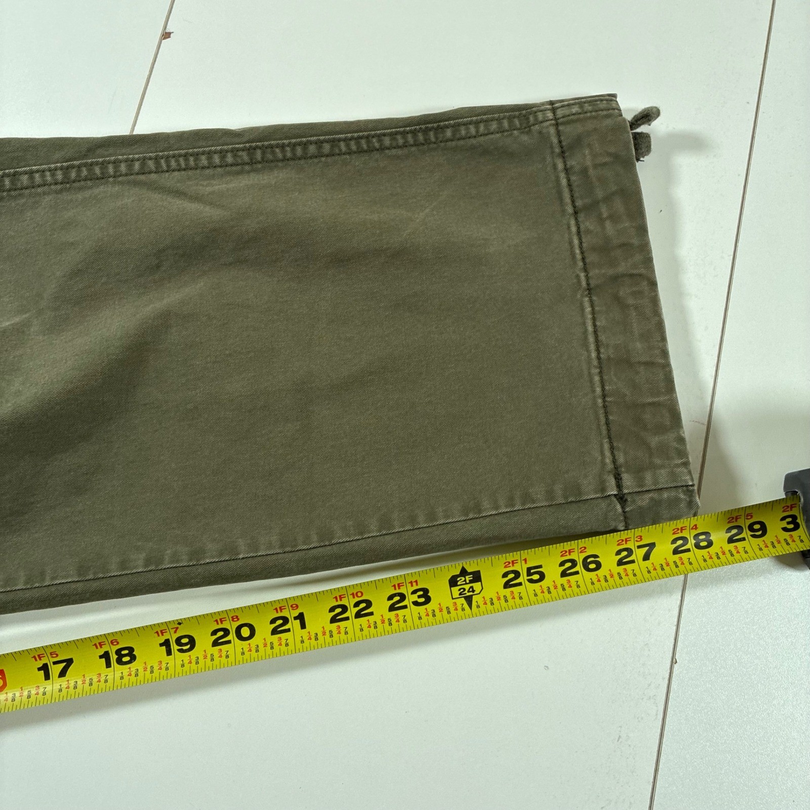 Gap Cargo Pants 29×28 Green Relaxed Military Army Flap Pockets (Tag 28×30)