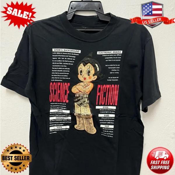 NEW Vintage 90’s Astro Boy Science Fiction Hologram reprint T-Shirt