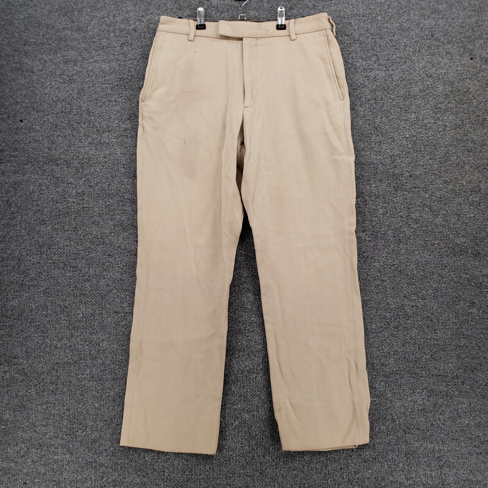 Gucci Pants Mens 30×26 48 Beige Gucci Bano Chino Flat Front Straight Trouser