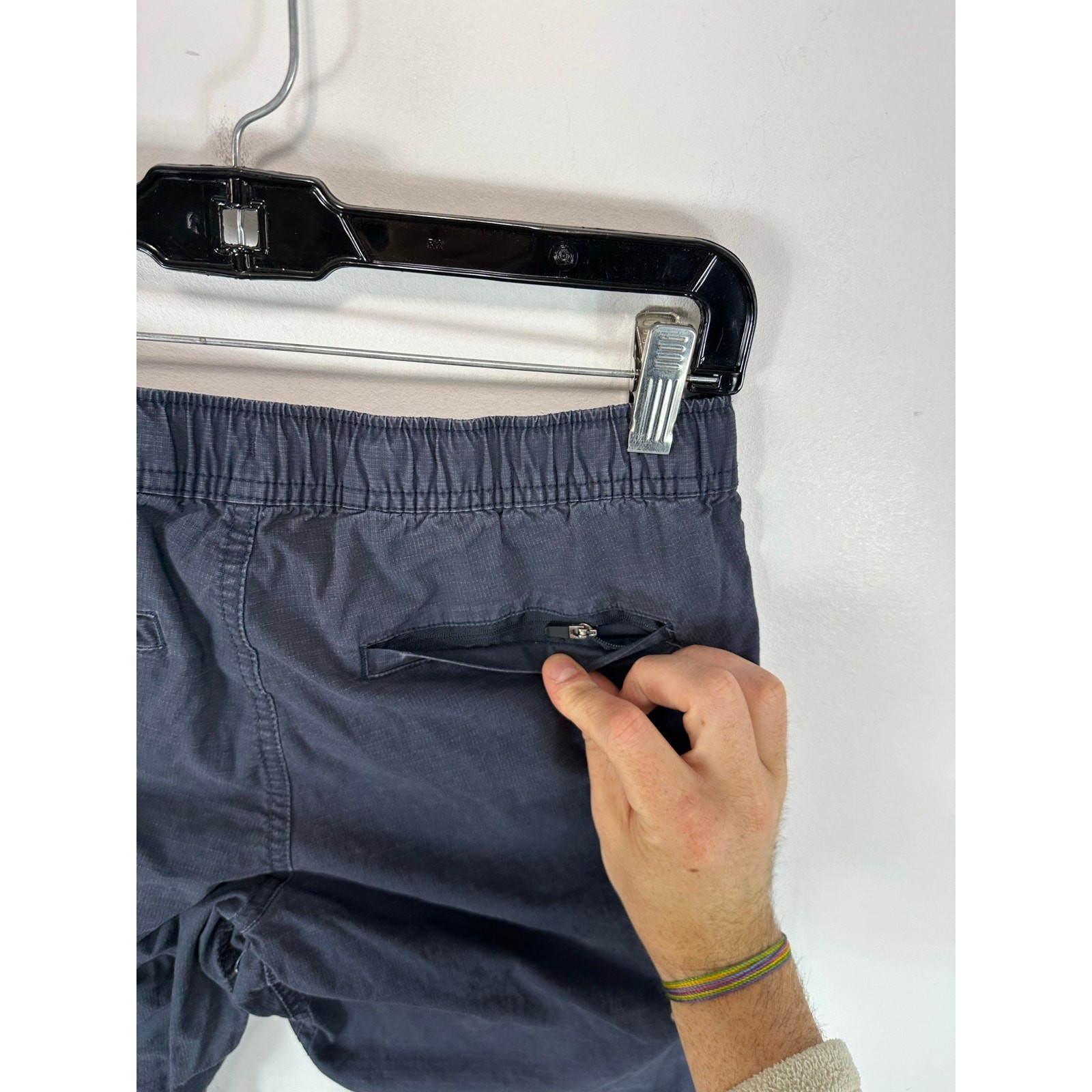 BYLT Ripstop Cargo Pant Navy Blue Size Medium x 28 Inches Elastic Waist