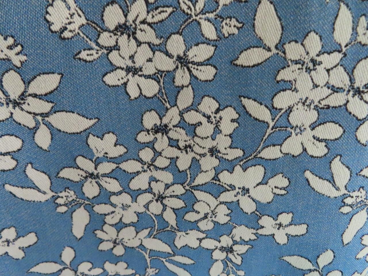 Alice+Olivia Blue Cornflower Floral Print Clyde A-Line Mini Dress Size US 12