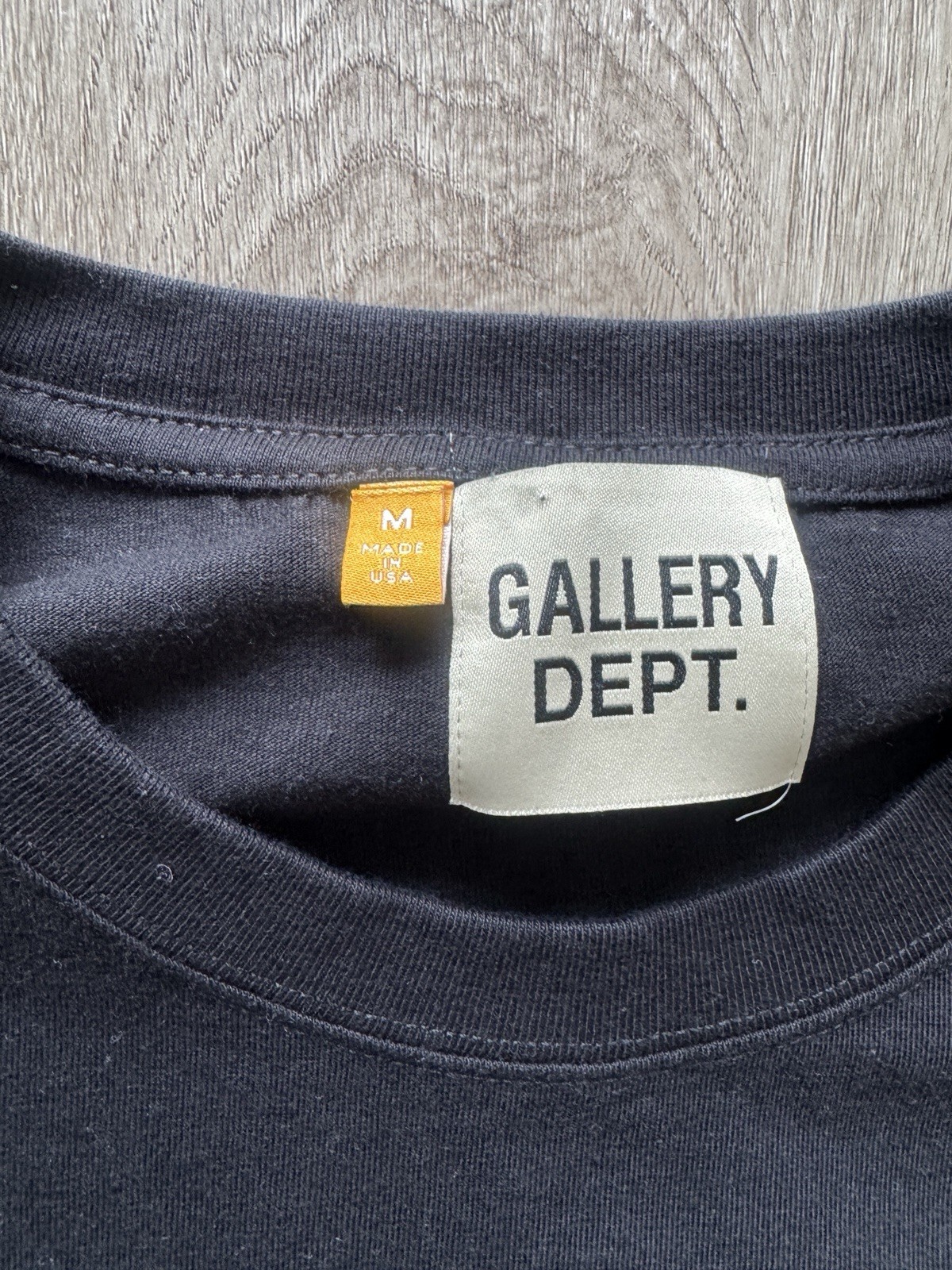 Gallery Dept. Men’s Black Graphic Logo Crew Neck Short Sleeve T-Shirt M