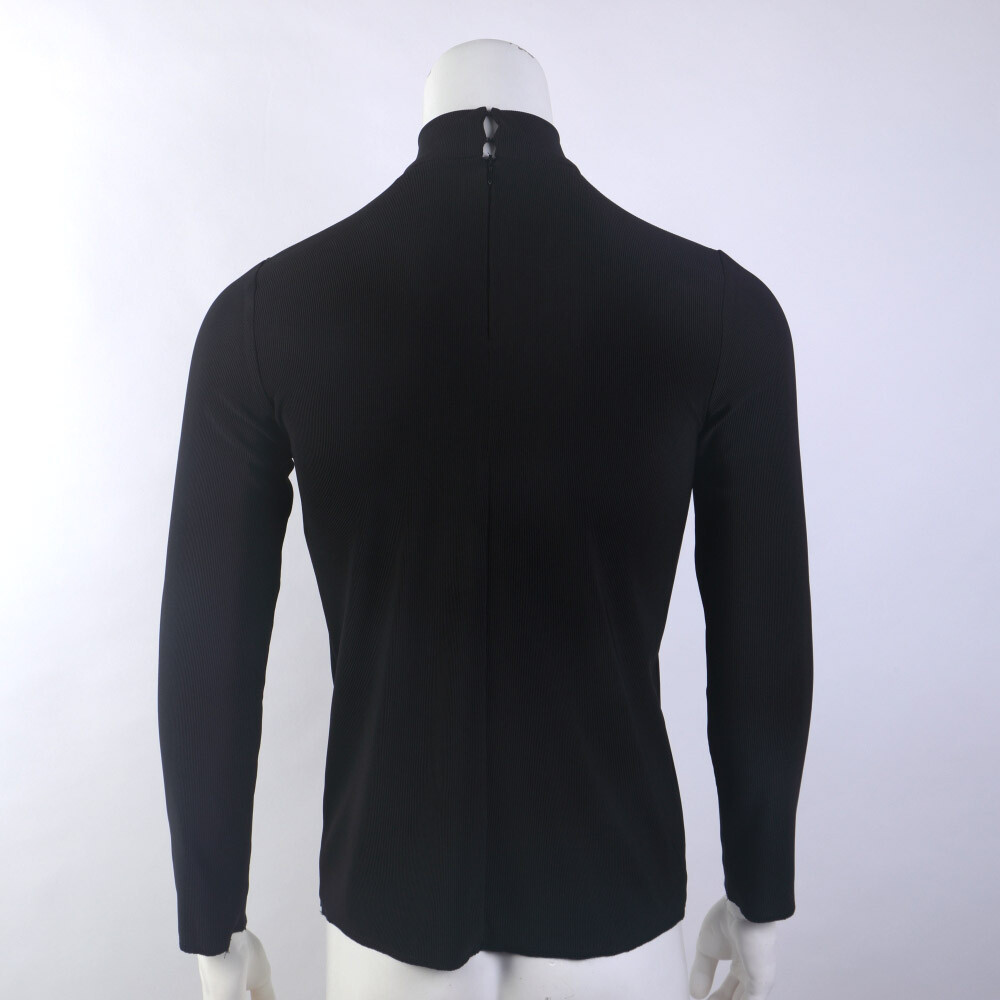 For Picard 3 Black Vertical Stripe Undershirts Cosplay Starfleet Shirts Costumes