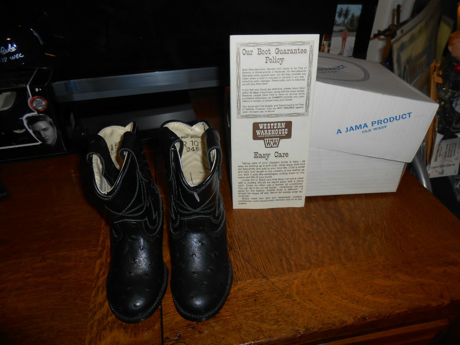 RARE A JAMA PRODUCT OLD WEST KIDS COWBOY BOOTS SIZE 5 BRAND NEW FREE SHIPPING!