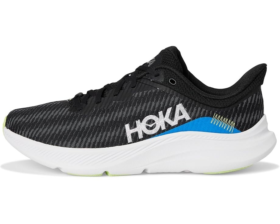 HOKA ONE ONE Solimar Running Lace-Up Sneakers Black Lettuce Mesh Men Size 9.5 D