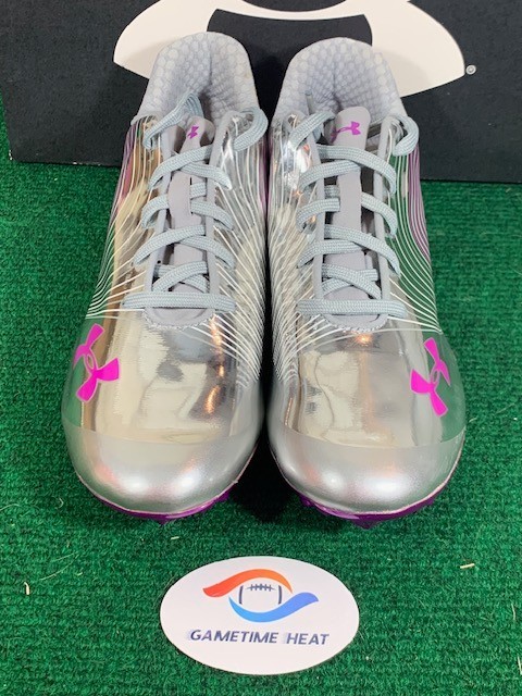 NIB 2018 Under Armour Team Spotlight Football Cleats NFL Combine 40 Dash 10