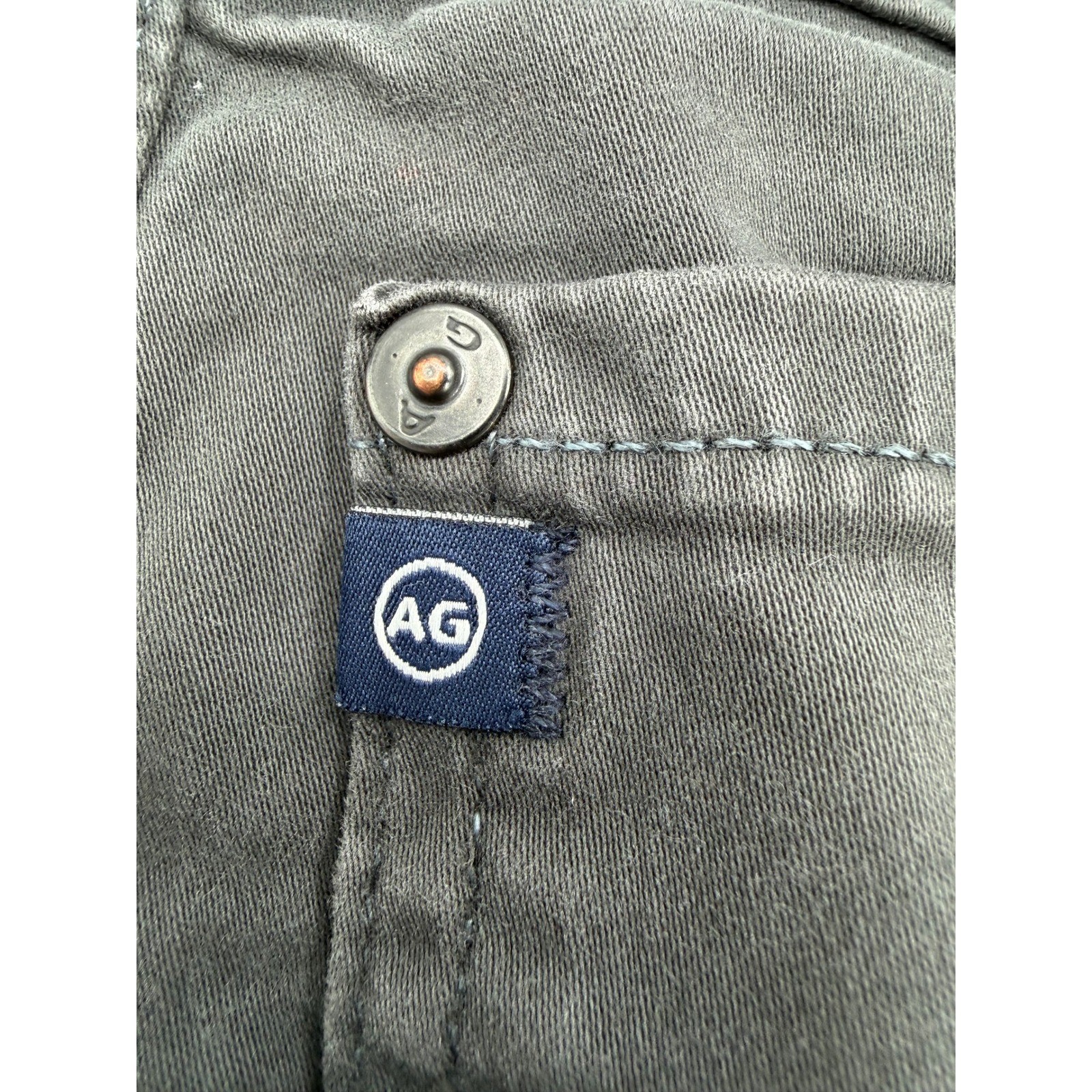 AG Adriano Goldschmied The Everett Slim Straight Leg Pants Men’s Charcoal 36W