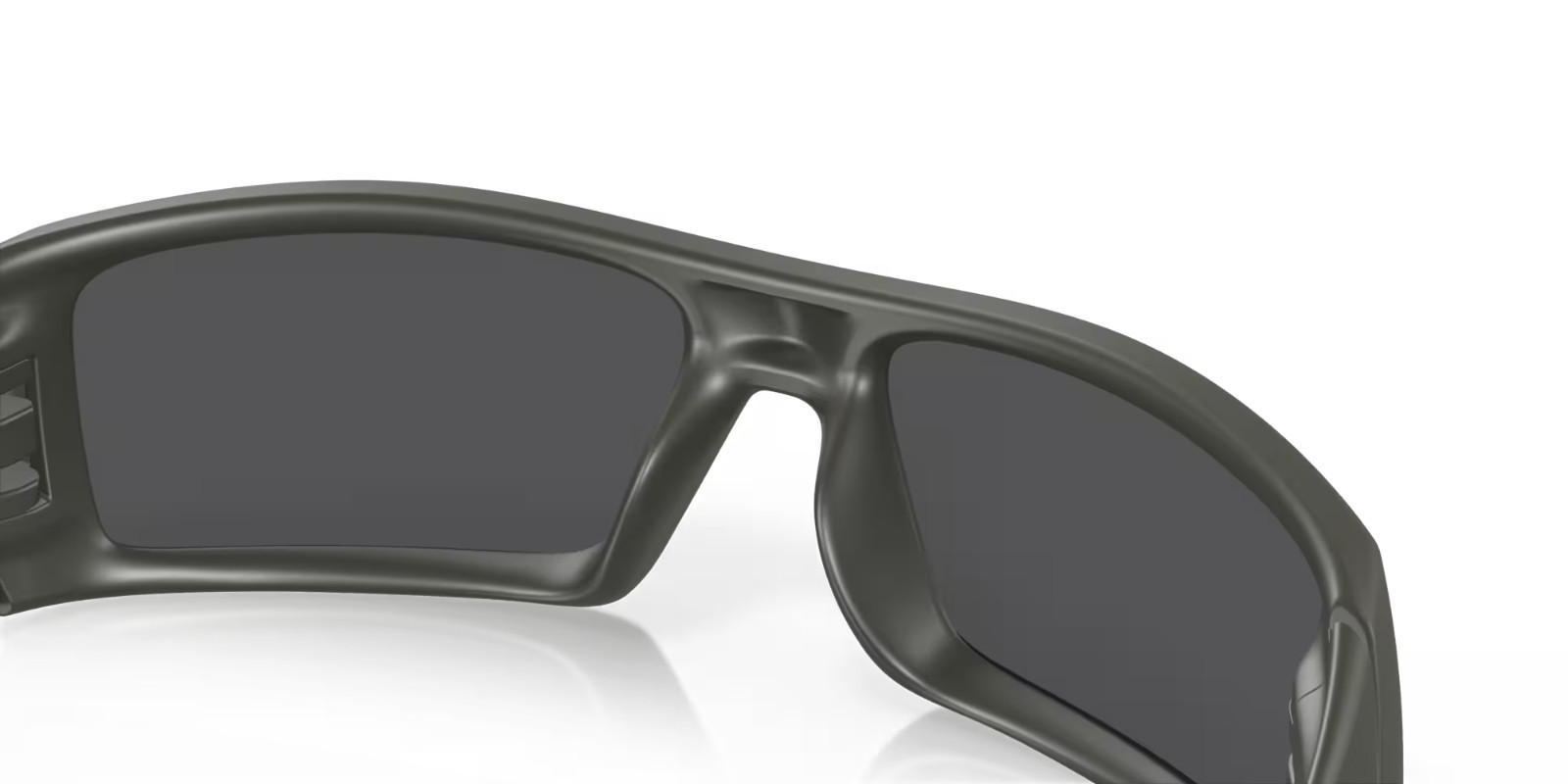 Oakley Gascan Sunglasses 53-111 Mil Spec Green Frame W/ Black Iridium Lens