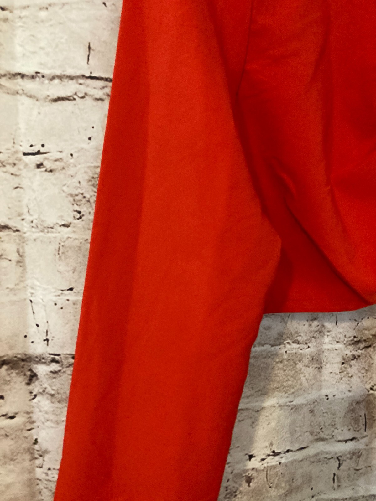 H&M Crop Top Womens Large Red Open Tie Up Front Ultra Cropped Conscious Choice