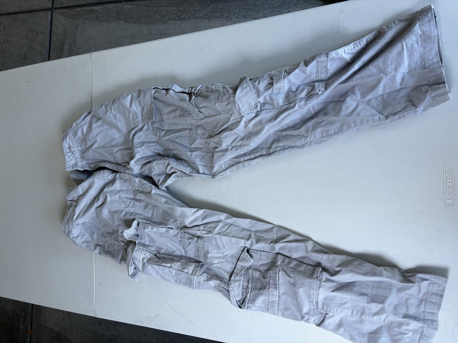Female Gray Cargo Pants