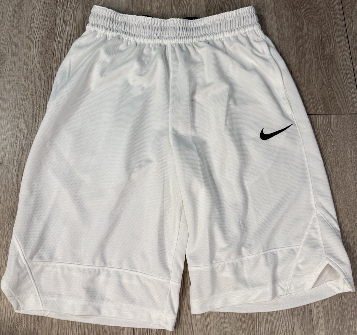 Nike Men’s Dri-Fit Icon Basketball Shorts Size Small White New