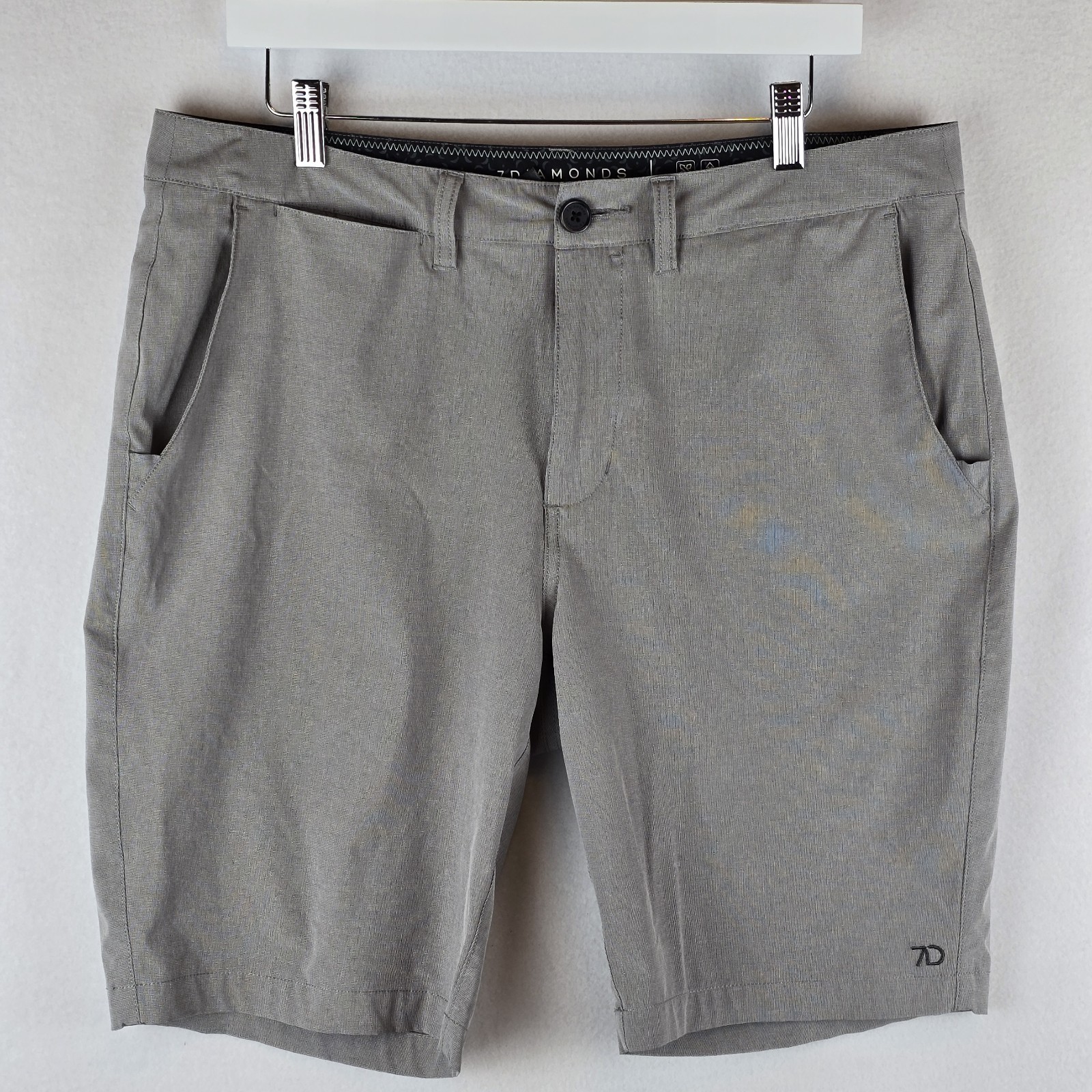 7D 7Diamonds Momentum Performance Shorts 34 Stretch Chino Quick Dry Bundle Lot