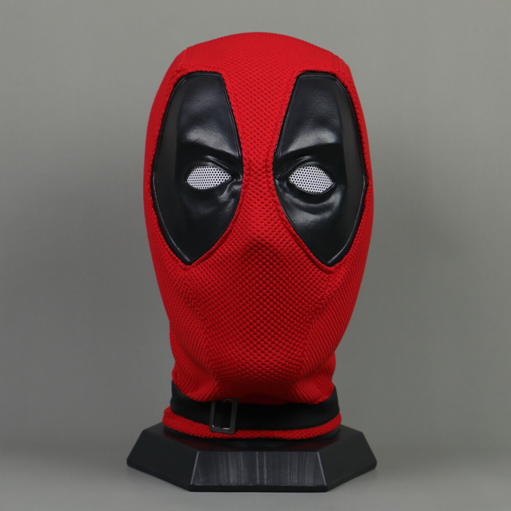 Cosplay High Quality Deadpool Full Face Mask Perspective Breathable Knit Helmet