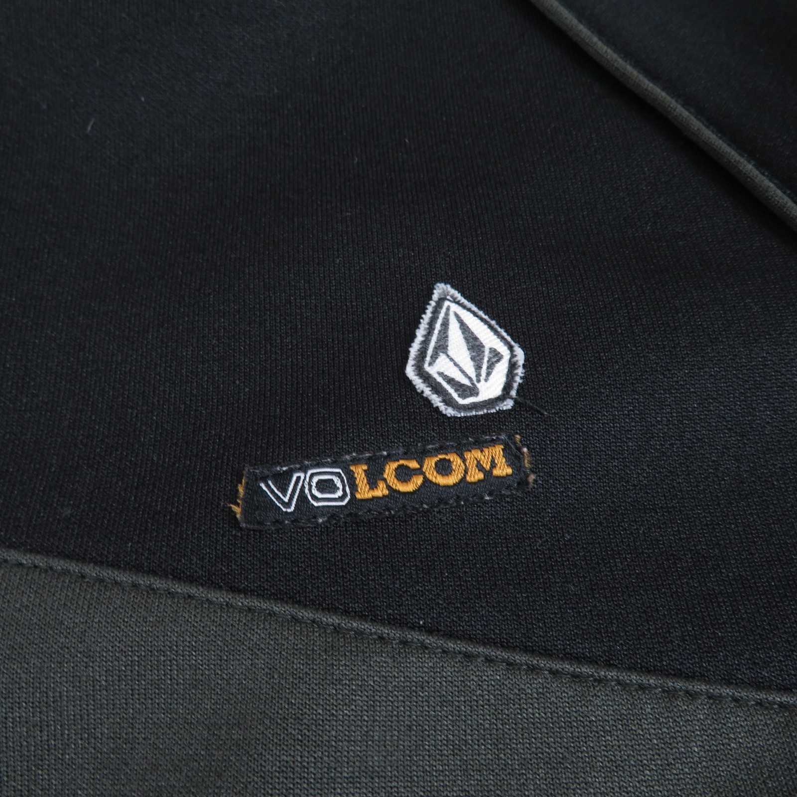 Vintage Volcom Jacket Mens XL Black Track 9 Mile Y2K Streetwear Skateboard Retro