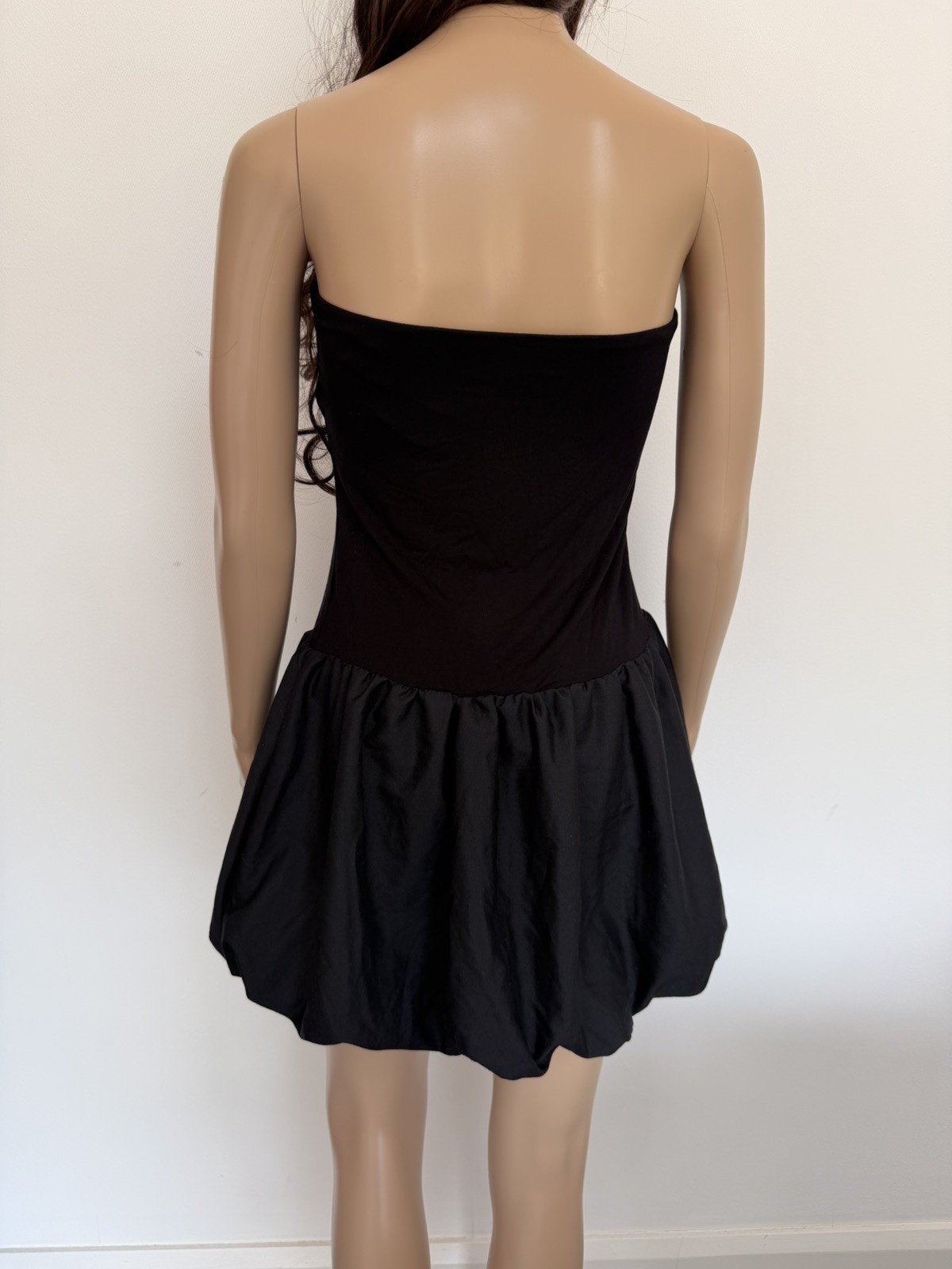 Urban Outfitters Kimchi Blue Bandeau Bubble Mini Dress – Black Size XL RRP: £29