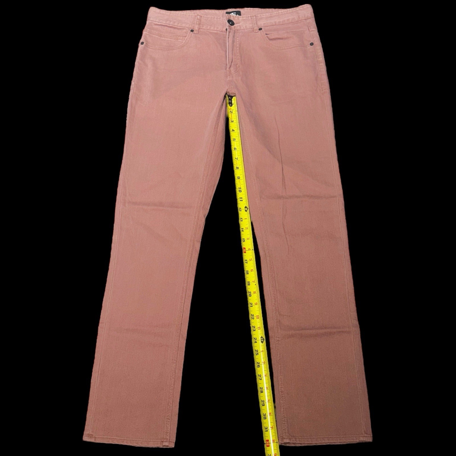O’neill Men’s 33 Pink Denim Jean Pants 98% Cotton 2% Elastane (Fast Shipping)
