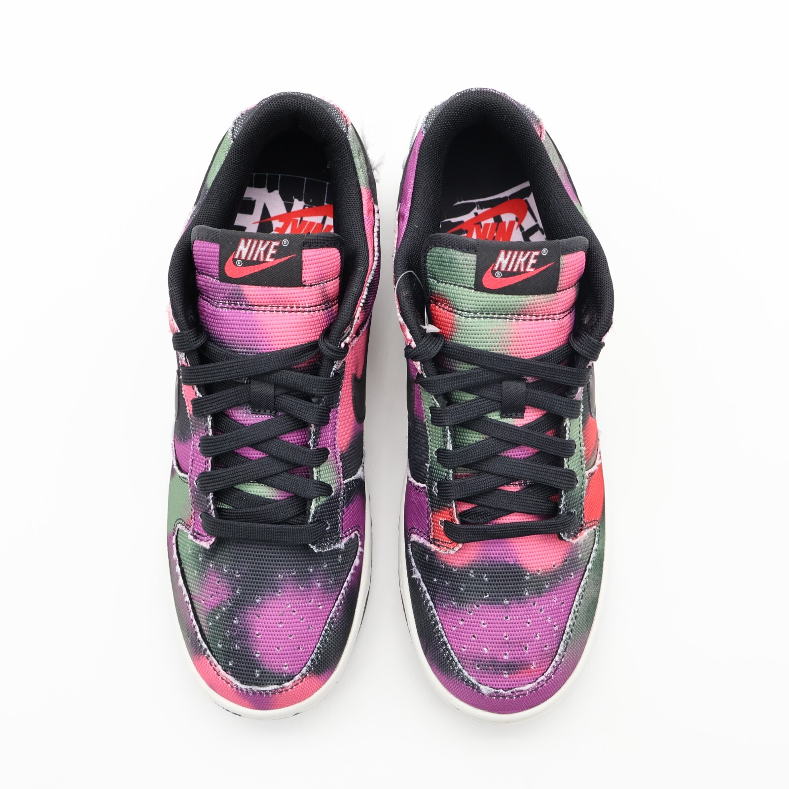 DM0108-002 Nike Dunk Low Graffiti Pink Black Sage Ash Green Tie Dye (Men’s)