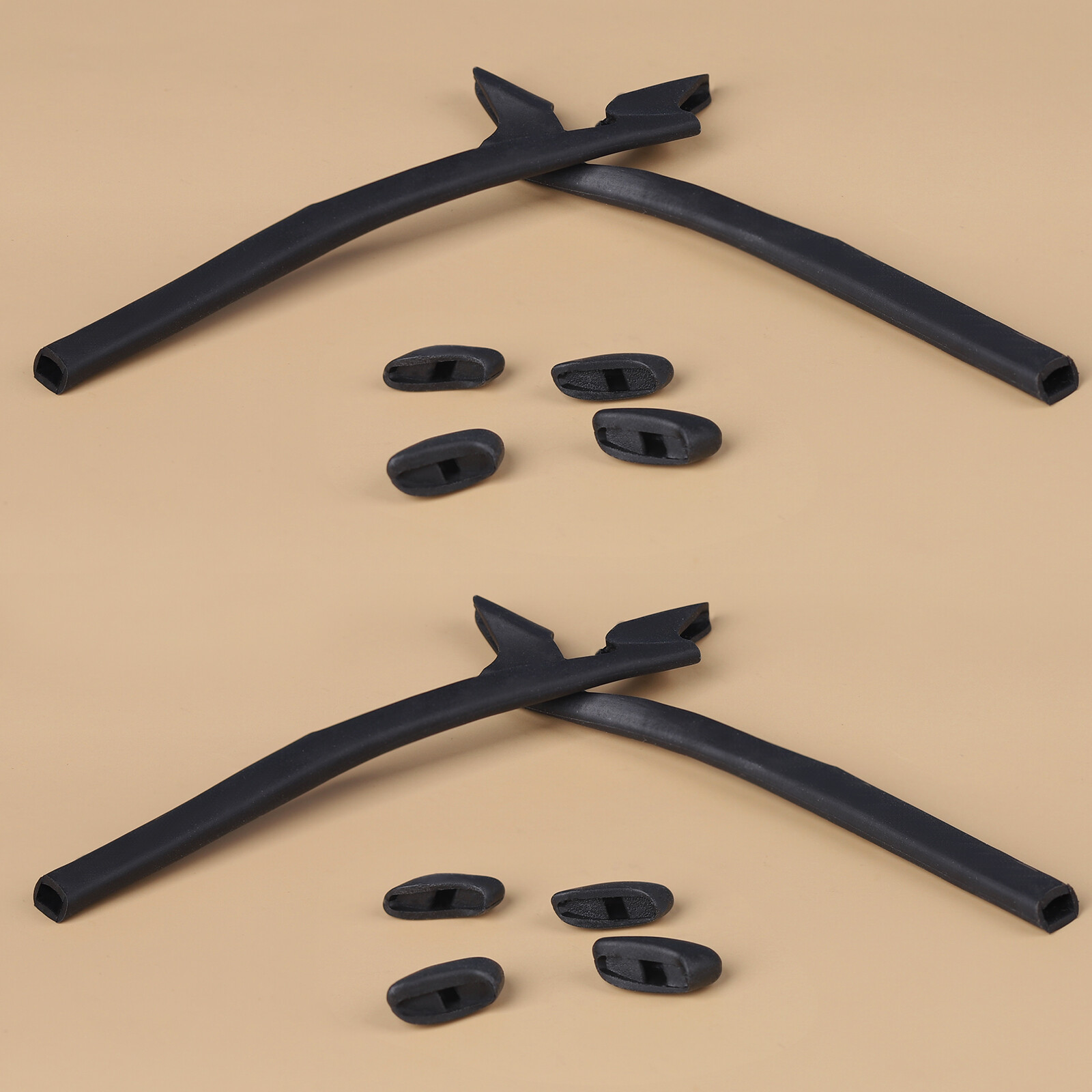 HeyRay Replacement Nose Pads&Earsocks Kits For-Oakley Half Jacket 2.0 Sunglasses