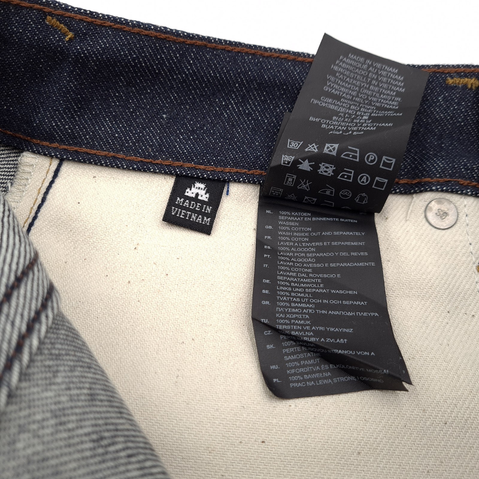 G-Star Jeans US First Straight RL Selvage Dead Stock Men Ek3 Size W30 L32