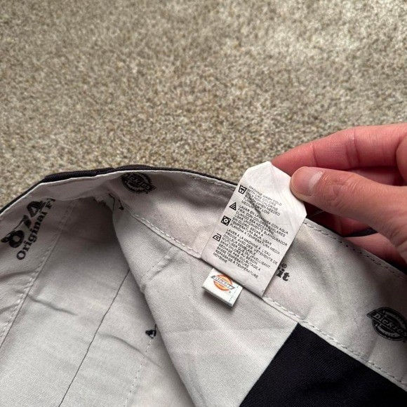 BLACK DICKIES 874 ORIGINAL FIT TROUSERS