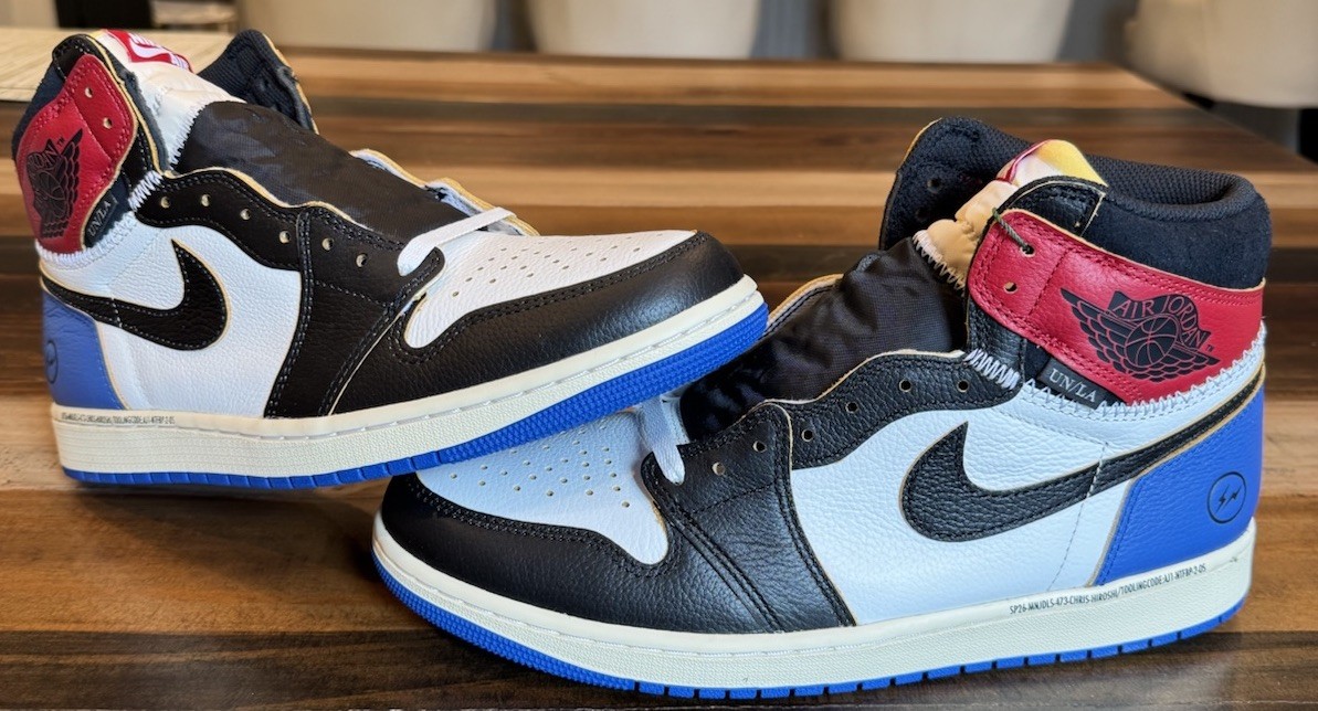 Size 11.5 – Fragment Design x Union LA x Air Jordan 1 Retro OG High Varsity Red