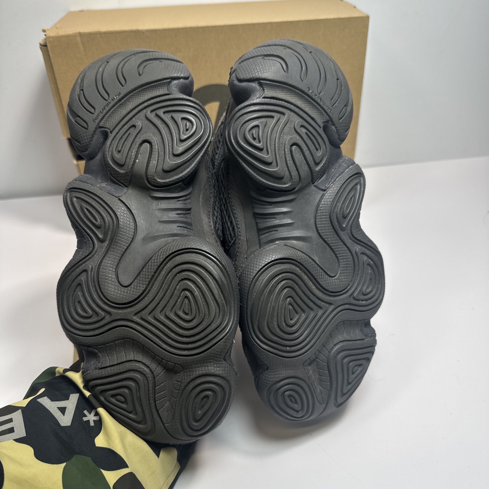 Pre Owned Size 4 – adidas Yeezy 500 Low Utility Black